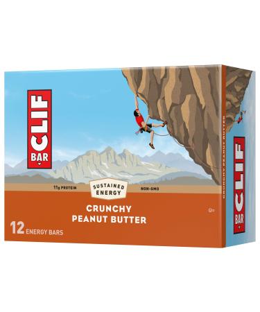Clif Bar Crunchy Peanut Butter Energy Bars 12 Bars / Box Crunchy Peanut Butter 12 pieces (1 pack) - Buy Online on GoSupps.com
