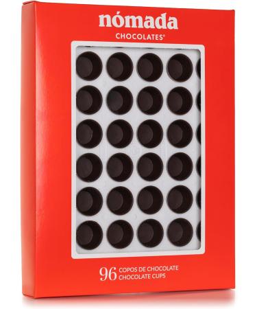  Quinta de Jugais N mada Set of 96 Edible Chocolate Cups Smooth and Creamy Texture For Liqueurs Desserts and Coffee Product of Portugal - Buy Online on GoSupps.com