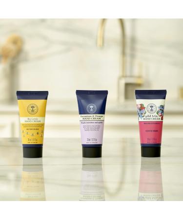 Neal's Yard Remedies Nursing Hand Cream Collection Bee Lovely Wild Rose & Geranium/Orange 3-Pack | Perfect Hand Moisturizer for Every Mood - Buy Online on GoSupps.com