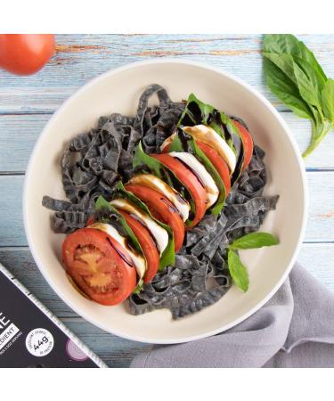 The Only Bean Organic Black Bean Fettuccine Pasta - High Protein Keto Gluten-Free Vegan - 8 oz - Buy Online on GoSupps.com