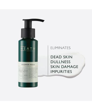 Heath Shower Mask for Men - Fast Action Face Mask With Glycolic Acid and Citrus Fruits Extract - To Brighten Refresh and Renew - Vegan Friendly - Made in England - 85 ml - Buy Online on GoSupps.com