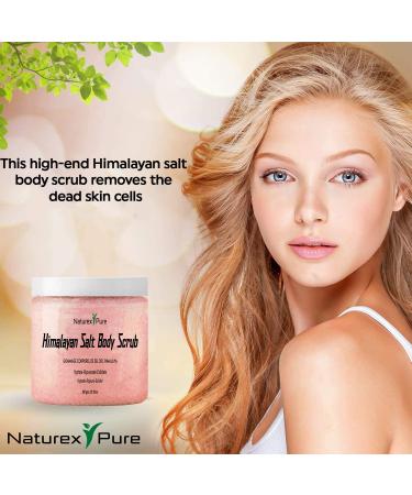 Himalayan Salt Scrub - Mineral-Rich Exfoliator for Body & Face | Natural Moisturizing Scrub for Men & Women | Brightening Shower Exfoliator - Buy Online on GoSupps.com