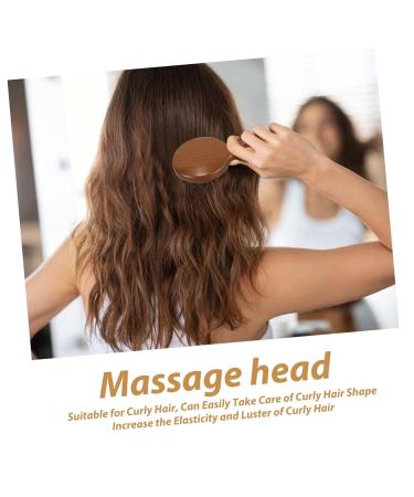 Healeeved 4-Part Wooden Ridge Comb Set for Curly Hair - Antistatic Head Massaging Design 12x8.3cm | Ideal for Reducing Hair Pimples & Curing Curly Hair Issues - Buy Online on GoSupps.com