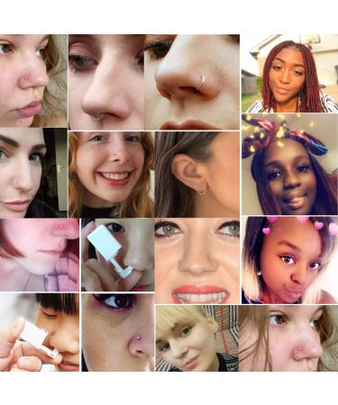 Disposable Self Nose Piercing Kit with 10 Nose Screws - Safe Nose Piercing Gun in White - Buy Online on GoSupps.com