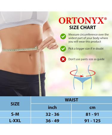 ORTONYX Abdominal Ostomy Belt for Men & Women - Adjustable Post-Operative Support for Colostomy & Ileostomy Surgery | Beige S-M (32-36 - Buy Online on GoSupps.com