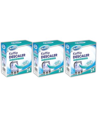 Duzzit Kettle Descaler Pack of 6-2 Easy Drop-in Kettle Descaler Sachets per Box for a Total of 6 Kettle Limescale Remover Sachets - 100% Limescale Removal Guaranteed - Buy Online on GoSupps.com
