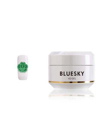 Bluesky Gel Nail Polish 4d Nail Art Gel Green 10 8ml Gel Nailack 4d Nail Art Gel Gel color gel for nail design (hardening under UV-LED lamp required) 8 ml green 10 1 piece (1 Pack)