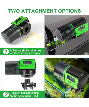 Castaroud Automatic Fish Feeder Fish Food Dispenser Auto Timer Aquarium Tank Turtle Feeder Smart Programmable Digital LCD Large Capacity Auto Fish Feeder for Fish Turtle - Buy Online on GoSupps.com