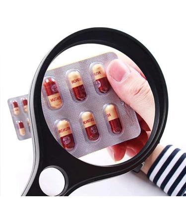 Professional 2.5X 5X Handheld 80MM Magnifier Super High Clarity Lightweight for Reading Inspection Hobby Observation Classroom Science - A Full of Stars - Buy Online on GoSupps.com