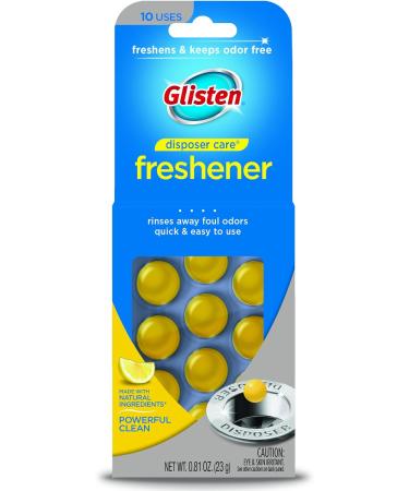 Glisten Garbage Disposer Freshener Lemon Scent 2-Pack - 0.81 Ounce x 2 - Buy Online on GoSupps.com