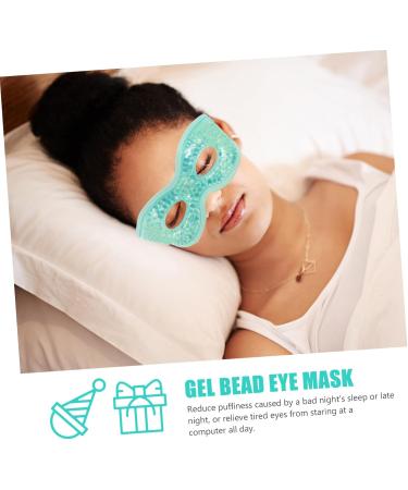 Beavorty Soft Cold and Hot Compress Mask Beauty Eye Cover Reusable Gel Eye Mask Ice Eye Mask Half Face Mask for Women Light Green - Buy Online on GoSupps.com