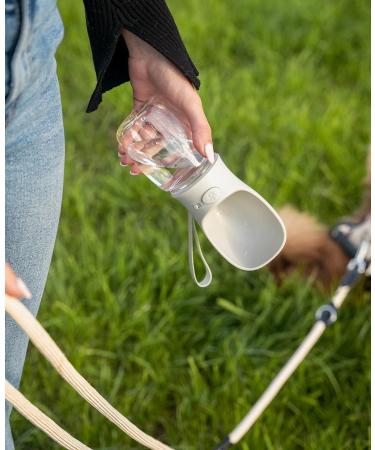 Buy Lionto 350ml Portable Leak-Proof Water Bottle for Dogs | Grey Water Dispenser for On-the-Go Travel - Buy Online on GoSupps.com