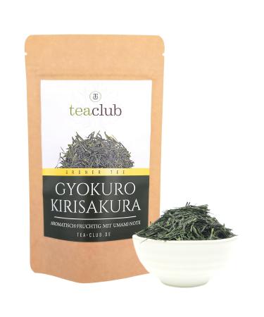 TeaClub Gyokuro Kirisakura 100g Japanese green tea flavorful and fruity with a subtle sweetness and umami loose leaf Japanese green tea