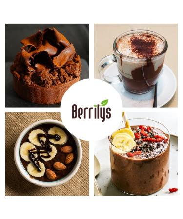 Berrilys 16 oz Cacao Powder - USDA Certified Organic Non-Alkalized Cocoa Superfood - Buy Online on GoSupps.com