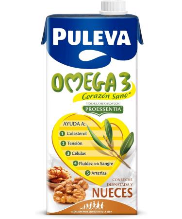 Puleva Puleva Omega 3 with nuts. Pack of 6 x 1 l - Buy Online on GoSupps.com