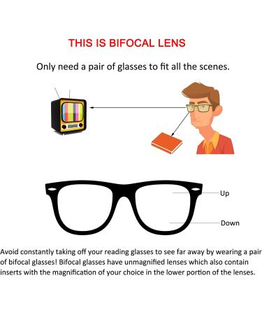 Blue Light Blocking Bifocal Reading Glasses for Men and Women - Oval Frame with Spring Hinge (+0.00/+1.50) - Champagne 1.5x - Buy Online on GoSupps.com