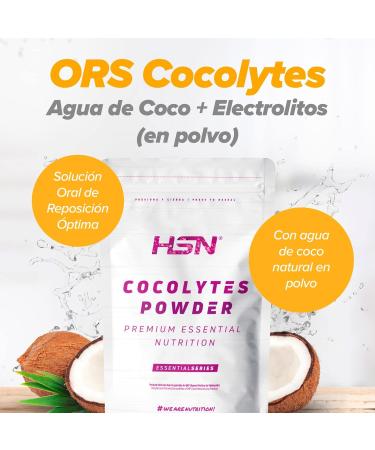 HSN Coconut Water Cocolytes Powder Apple flavor 500 g 31 containers per pack Mineral salts chlorine + sodium + potassium NonGMO vegan glutenfree - Buy Online on GoSupps.com