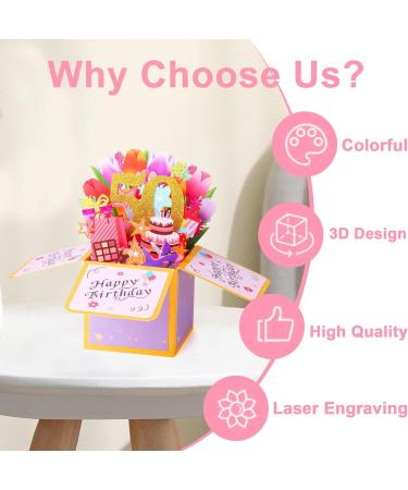 Yolidas 50th Birthday Personalised Gift Hamper for Women - Unique Gifts for Her, Best Friend, Mom, Wife, Sister - Pink 50th Birthday Celebration - Buy Online on GoSupps.com