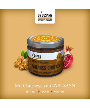 Buy BY SUSANN S5 Walnut Chutney (150g) - Intense & Spicy Flavor - International Shipping - Buy Online on GoSupps.com