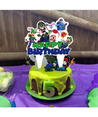 37 Pcs Luigi Mansion Cake Topper and Cupcake Toppers Set Luigi Mansion Birthday Party Supplies for Luigi Mansion Birthday Decorations - Buy Online on GoSupps.com