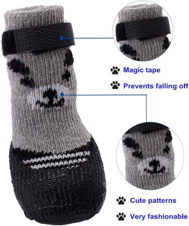 AblePet Waterproof Dog Boots XS Black | Breathable Socks with Anti-Slip Sole | Adjustable Magic Tape | All Weather Protection for Small Dogs (4Pcs) - Buy Online on GoSupps.com