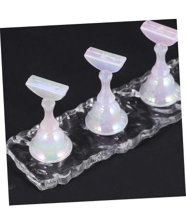 VINTORKY 2 Sets Manicure Practice Base Portapotty Morphie Portable Easy to Clean Show Rack Nail Fairy Exercise Rack Easel Display Stand Bracket Acrylic - Buy Online on GoSupps.com