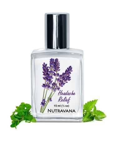 Nutravana Headache Relief -Unique Blend of Essential Oils Combines The Refreshing Soothing Properties of Peppermint Lavender and Spearmint All Well Known for Their Natural Therapeutic Applications