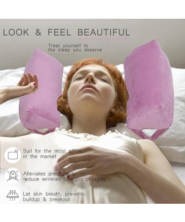Beauty Pillow - Anti Wrinkle & Aging, Back Sleep Training Support | Pink - Buy Online on GoSupps.com