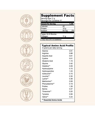 LiveWell Collagen Peptides - 16oz Hair, Skin, Nail & Joint Support | Best Collagen Supplement - Buy Online on GoSupps.com