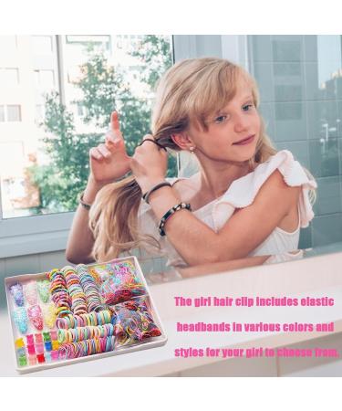 Generic Girls Hair Accessories Elastic Hair Bands Ponytail Holders Colorful Hair Clips Hair Ties Set For Girls Multicolor Elastic Scrunchies Hair Ties Hairband Sets For Girls Teens Birthday Gift - Buy Online on GoSupps.com