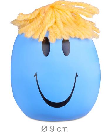 Relaxdays 9 cm Squishy Ball - Funny Grimace Anti-Stress Ball for Kids & Adults | Kneadable & Colorful - Buy Online on GoSupps.com