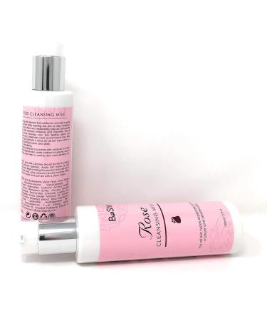 Rose Milk Facial Cleanser - Hydrating Cream for Youthful Radiant Skin | 150ml - Ideal for Dry Sensitive & Mature Skin - Buy Online on GoSupps.com