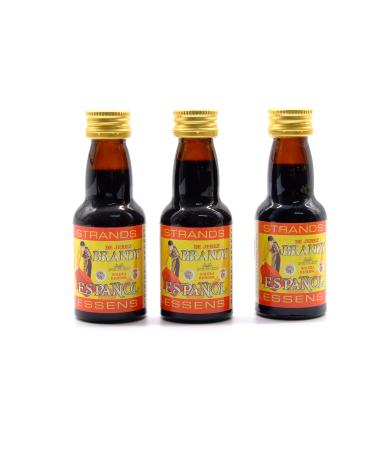 Brandy Espanol 3x25 ml - alcohol free | Vodka Essence | Cake flavoring