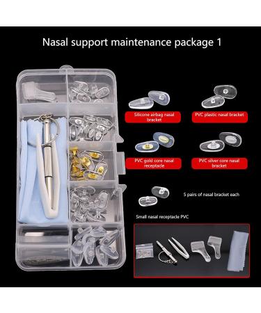 25 Pairs Silicone Nose Pads - Anti-Drop Glasses Accessories | Soft Clear Holder for Sunglasses & Glasses Support - Buy Online on GoSupps.com