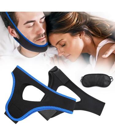 Veralabs Airflow Jaw Strap Breathable Snoring Chin Strap Airflow Jaw Strap Breathable Stop Snoring Chin Strap Snoring Solution for Users to Keep Mouth Closed Adjustable Chin Strap for Men and Women