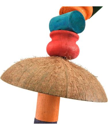 HappyBird Parrot Swing | New Riccos Coco Swing Large 40.5x10x38cm for Ultimate Bird Fun International Shipping Available - Buy Online on GoSupps.com