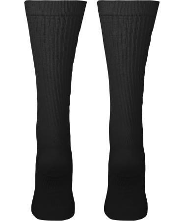 Buy Champion Men's Compression Socks 15-20 mmHg - Athletic Fit Crew Length Black Large | Cushioned Mid-Calf Sports Socks for Enhanced Performance - Buy Online on GoSupps.com