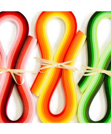 JUYA Multi-Color Quilling Strips Set - 720 Strips, 36 Colors, 54cm Length, 3mm Width - Buy Online on GoSupps.com