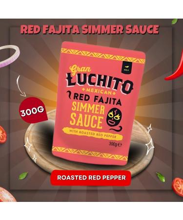 Gran Luchito Gluten Free Sauce Pouch Pick N Mix | Choose From 6 Flavours | Refried & Cantina Beans Tinga Taco Simmer Tomatillo Enchilada Chipotle Enchilada - Pack of 6 - Buy Online on GoSupps.com