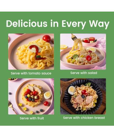Hethstia Konjac Oat Fiber Keto Fettuccine Shirataki Noodle 9-Pack - Gluten Free, Low Calorie, Low Carb Pasta - Vegan, Sugar Free, Paleo-Friendly Option - Buy Online on GoSupps.com