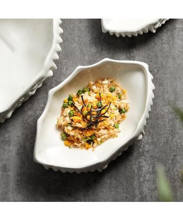 Porcelain Dinner Plates Ceramic Dinner Plate Western Food Plates Serving Plate Soup Plates Noodle Bowl Fruit Dish Salad Bowl Dessert Bowls Kitchen Dinner Plates(8.5inch) (6.5inch One Size) - Buy Online on GoSupps.com