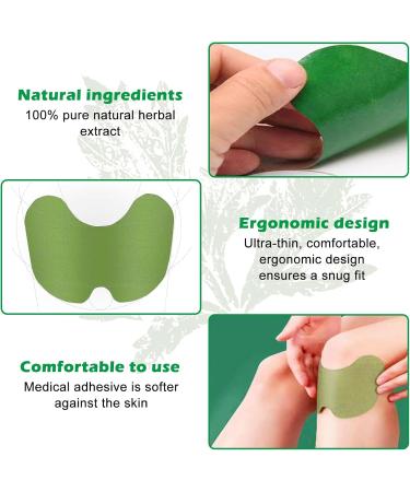 96 Pcs Knee Pain Relief Patch Knee Pain Moxibustion Patches for Knees Backs Neck Muscle Pain - Buy Online on GoSupps.com