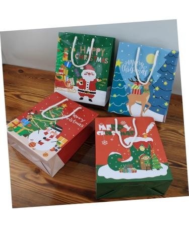 ABOOFAN 12pcs Christmas Tote Bag Bags Tote Bags Party Supplies Festival Packing Bag Paper Christmas Bag 23X19X9CM Assorted Color - Buy Online on GoSupps.com