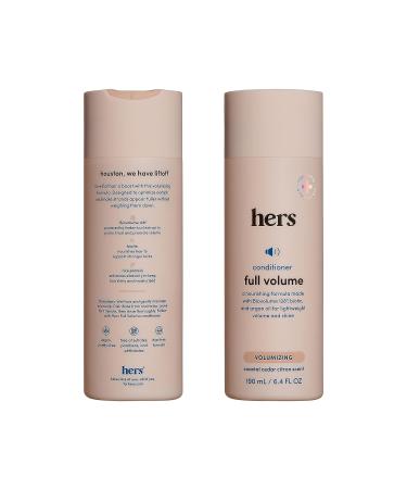 Hers Full Volume Shampoo and Conditioner - Cedar & Citron - 6.4 fl oz x 2 Bottles - Buy Online on GoSupps.com