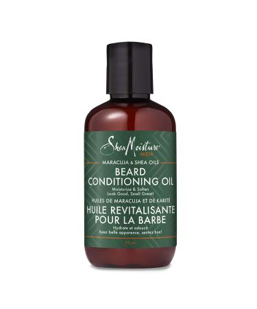 SheaMoisture Beard Conditioning Oil for men's grooming dry facial skin Maracuja and Shea Oils no parabens 95 ml HAIR_STYLING