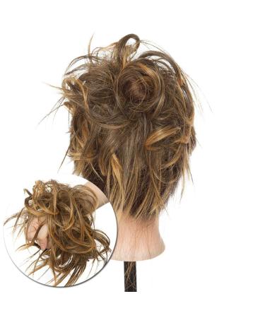 Shop Tess Hair Part Dutt Tie - Affordable 45g Brown Ombre Hair Extensions for Stylish Updos - Buy Online on GoSupps.com