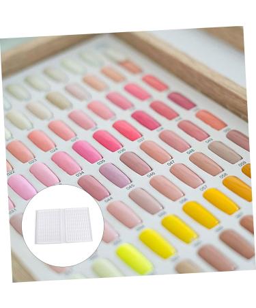 minkissy 216 Nail Color Card Nail Polish Card Nail Color Book Display Card White Manicure medium White - Buy Online on GoSupps.com