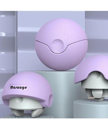 Myofascial Release Ball - Multifunctional TPE Yoga Tuning Ball for Deep Tissue Massage | Compact Trigger Point Ball for Legs Neck & Shoulders - Purple - Buy Online on GoSupps.com