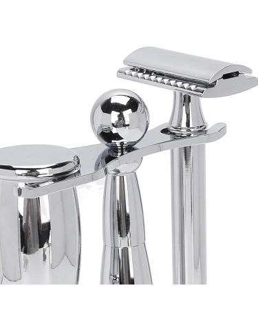 3PC Professional Razor Set - Manual Razor & Alloy Holder | Premium Shaving Essentials for Men - Buy Online on GoSupps.com