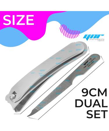 Nail Clippers - YNR England Large Toe Nail Clippers for Thick Nails with Wide Jaw Opening Sharp Curved Blade Fingernail Clippers Heavy Duty Nail Cutter Trimmer for Men Seniors with Nail File - Buy Online on GoSupps.com